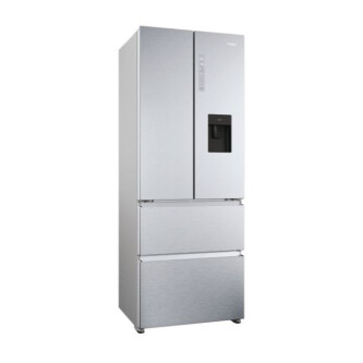 Frigorifer me shumë dyer Haier HFR5719EWMG FD 70 Seria 5 i pavarur, 4 dyer, pa ngricë, ndriçim LED, klasi E, shpërndarës uji, argjend i butë, L x H x I (mm) 700x675x1900