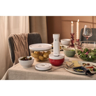 Set tasash, diametër 12 cm, 4 copë, ngjyrë e kuqe qershie, prej qeramike - Zwilling