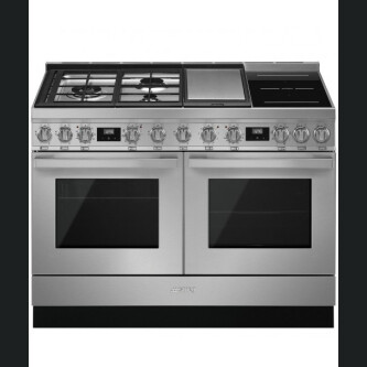 Tenxhere SMEG - CPF120IGMPX,  inox, A+, koleksion Portofino