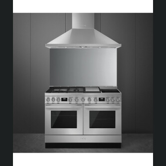Tenxhere SMEG - CPF120IGMPX,  inox, A+, koleksion Portofino