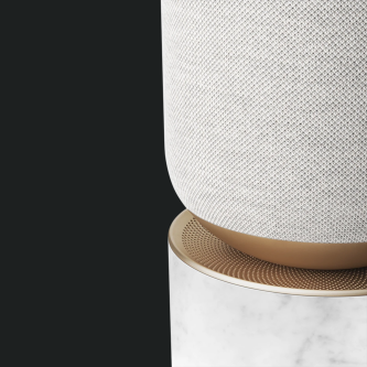 Altoparlanti i dhomës së ndenjes Bang & Olufsen Beosound Balance, Wi-Fi, Mermer i Bardhë