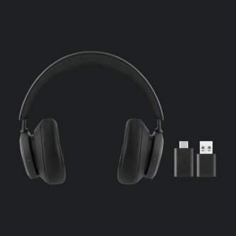 Kufje lojrash pa tela nga Over-Ear Bang & Olufsen Beoplay Portal, Anulim adaptiv i zhurmës, Antracit i zi