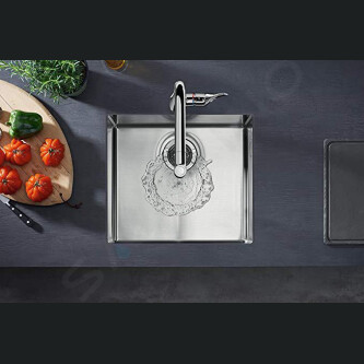 Lavaman Hansgrohe S71 S719-U450, me instalim nën banak,  inox