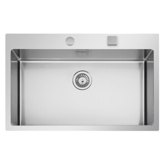 CookingAid BOX LUX 76 lavaman kuzhine inox me valvul kullimi automatik + aksesorë instalimi