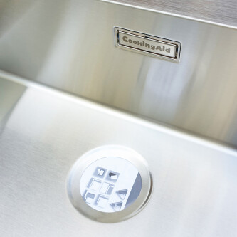 CookingAid BOX LUX 76 lavaman kuzhine inox me valvul kullimi automatik + aksesorë instalimi