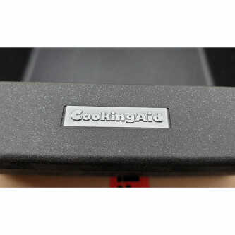 Lavaman kuzhine graniti i dyfishte CookingAid Cube ON4110 Kuarc metalik i zi / i zi me kapëse montimi nën banak + aksesorë montimi