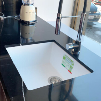 Lavaman kuzhine graniti CookingAid Cube ON6010 White / Polar White + aksesorë instalimi