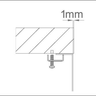 CookingAid lavaman kuzhine INVISIBLE 50R inox me mbulesë të padukshme kullimi + aksesorë montimi