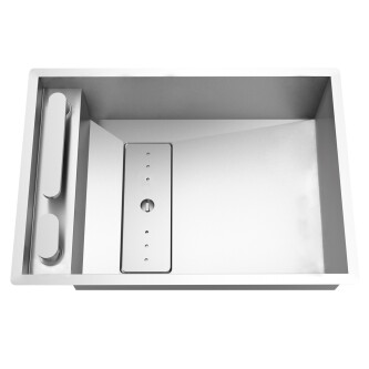 CookingAid lavaman kuzhine INVISIBLE 50R inox me mbulesë të padukshme kullimi + aksesorë montimi