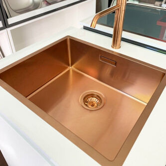 CookingAid BOX LUX 50 Lavaman kuzhine prej u inox me shtresë bakri PVD qeramike + aksesorë montimi