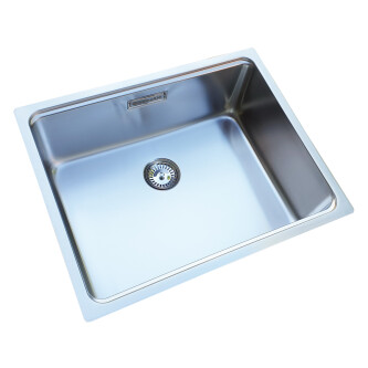 Lavaman kuzhine CookingAid UNA 50  inox + Bonus: Kundër grirës ABS i kthyeshëm në kullues enësh + aksesorë montimi