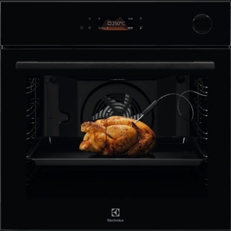 Furrë me avull Electrolux EOC8P39WZ, SteamCrisp WiFi me vetëpastruese pirolitike A+ 72 litra e zezë