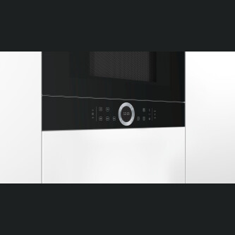 Furrë me mikrovalë Bosch BFL634GB1, 21 l, 900 W, E zezë