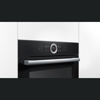 Furrë e integruar Bosch HBG675BB1, vetëpastruese pirolitike, 71 l, A+