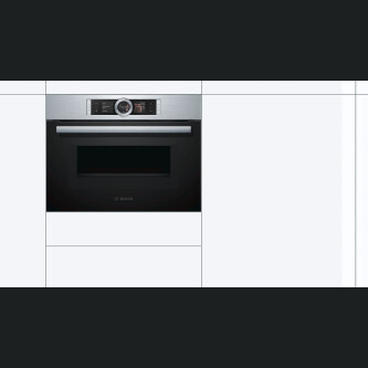 Furrë elektrike Bosch CMG656BS1, funksion mikrovalor, 45 l