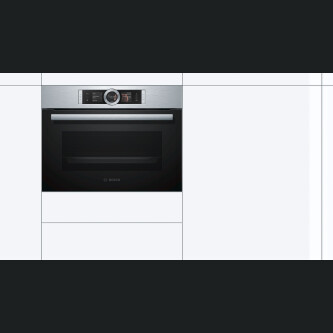 Furrë elektrike Bosch CSG656BS2, funksion me avull, 47 l, A+