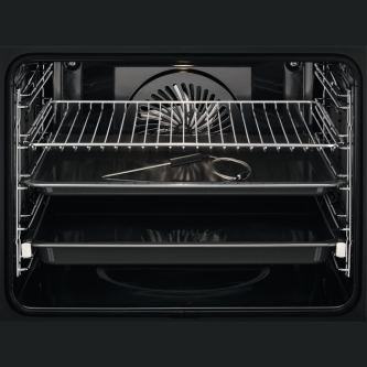 Furrë e integruar AEG BPE742380B, Sensecook, Vetëpastruese pirolitike, A++, 71L, E zezë
