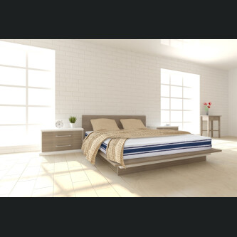 Dyshek Bien Dormir Optimus, ortopedik, Argentum, ventilim me shirita 3D, shkumë poliuretani, susta Bonnel Premium