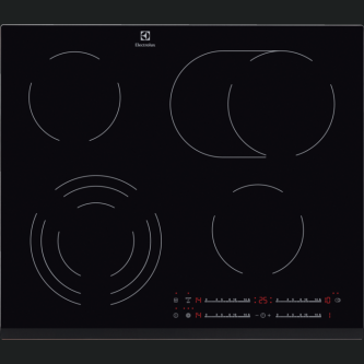 Pllakë qelqi qeramike Electrolux EHF6547FXK