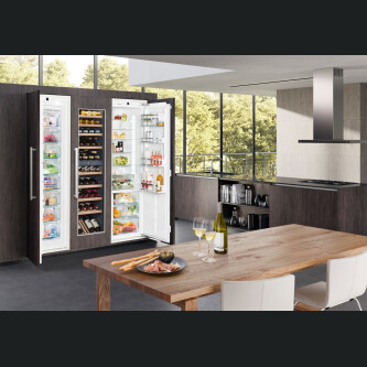 Vitrina e integruar e verës Liebherr Premium, EWTdf 3553, 80 shishe, 254 l, G