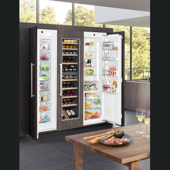 Vitrina e integruar e verës Liebherr Premium, EWTdf 3553, 80 shishe, 254 l, G