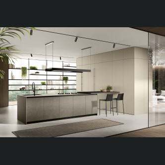 Kuzhinë - Febal Casa (Origina aluminum-framed door)