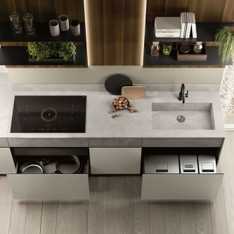 Kuzhinë - Febal Casa (Origina aluminum-framed door)