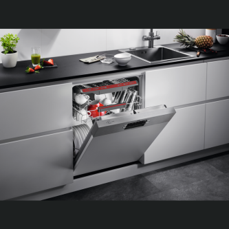 Enëlarëse pjesërisht e integruar AEG FES5396XZM, 14 komplete, 60 cm, INVERTER