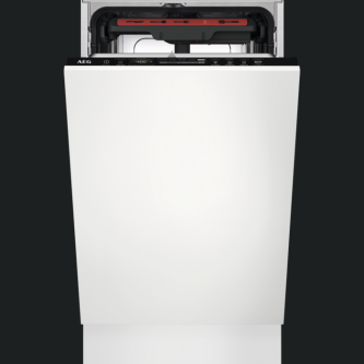 Enëlarëse plotësisht e integruar AEG FSE73527P, GLASSCARE, 45 cm, 10 komplete, INVERTER, D