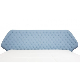 Krevat Boxspring Slim Base Sienna, lëkurë natyrale, i përfshirë dyshek