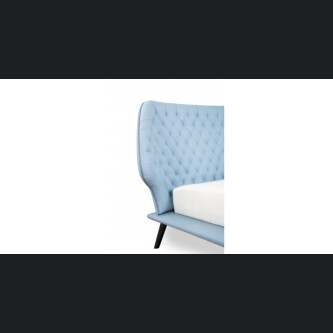 Krevat Boxspring Slim Base Sienna, lëkurë natyrale, i përfshirë dyshek