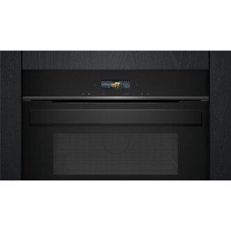 Furrë me mikrovalë të integruar Siemens CE932GXB1, ekran TFT me ngjyra, sistem pastrimi me hidrolizë, 10 programe automatike, 36 l