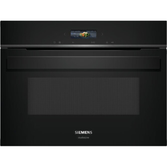 Furrë me mikrovalë të integruar Siemens CE932GXB1, ekran TFT me ngjyra, sistem pastrimi me hidrolizë, 10 programe automatike, 36 l
