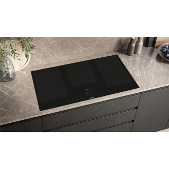 Pllakë me induksion 90 cm Siemens iQ700 EX907NXV6E, lidhje në shtëpi, 90 cm