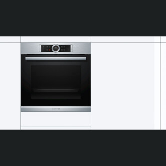 Furrë e integruar Bosch HBG655NS1, 71 l, A+
