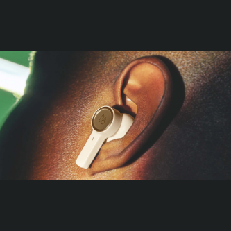 Kufje pa tel Bang & Olufsen Beoplay EX në vesh, anulim adaptiv i zhurmës, antracit i zi