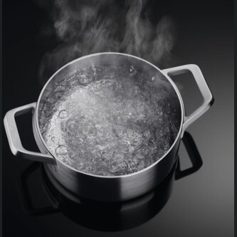 Pllakë gatimi me Aspirator të integruar COBOHOB, AEG IDK84453IB, induksion në të gjithë sipërfaqen, 83 cm