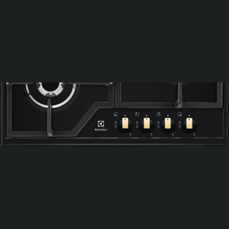 Furrë me gaz Electrolux KGS6436RK 60 cm E zeze mat