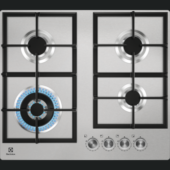 Furrë me gaz Electrolux KGU64361X, 60 cm, inox