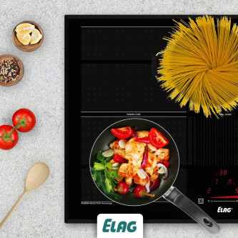 Pllakë me induksion Elag 4-Zone ""EX-500" KMI 80610.4-F me FusionTechnology, 80cm
