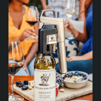 Set i sistemit të ruajtjes së verërave Coravin Timeless Six+, Argjend
