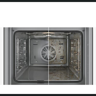 Furrë shumëfunksionale, e integruar Bosch HBG6764B1, vetëpastruese pirolitike, 71 l, A+