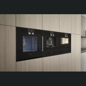 Furrë elektrike e integruar Gaggenau, seria 200, A, 76 l, 60 x 60 cm, antracit, BOP250102