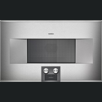 Furrë me mikrovalë të kombinuar Gaggenau, seria 400, 76 x 45 cm,  inox, BM485110