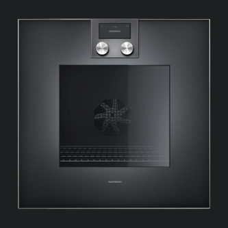 Furrë e integruar Gaggenau BO420102, seria 400, antracit, mentesha dere: djathtas, A, 76 l