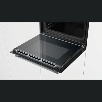 Furrë shumëfunksionale, e integruar Bosch HBG6764B1, vetëpastruese pirolitike, 71 l, A+