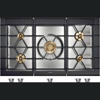 Pllakë me gaz të integruar Gaggenau, seria 400, 100 cm, CG492211