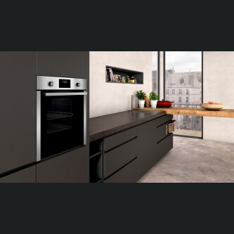 Furrë e integruar Neff B3CCE4AN0,  inox, Dera e fshehtë, 71 l, A
