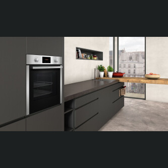 Furrë e integruar Neff B2CCG6AN0,  inox, vetëpastruese pirolitike, 71 l, A