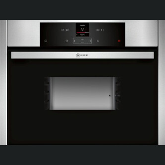 Furrë kompakte e integruar Neff C15DR00N0, me 100% avull,  inox, 38 l